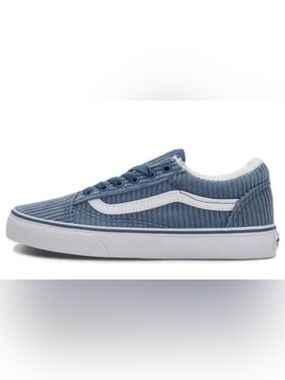 *BRAND NEW IN BOX* Vans Corduroy Low-Top Sneakers - Dusty Blue Old Skool sz 11.5